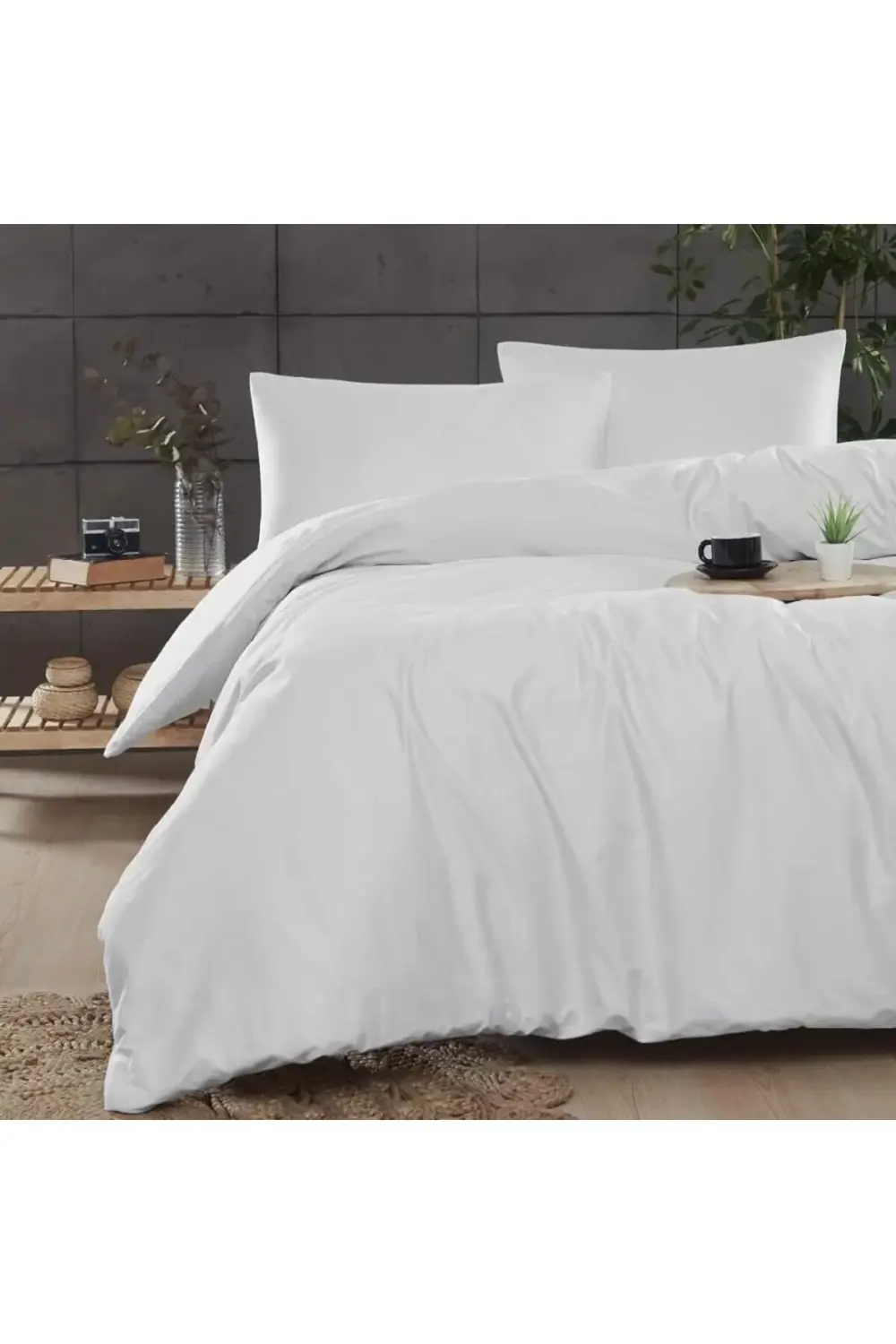 modaflux Ranforce Tek Kişilk Pamuklu Nevresim Takımı 160x220 - Be