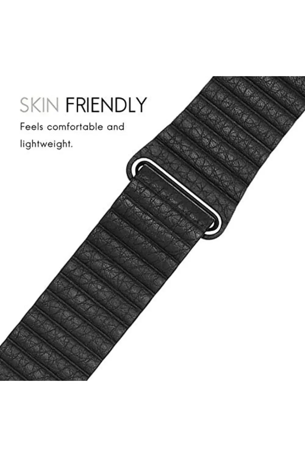 modaflux Series 2 38mm Twist Loop için Kordon Siyah polynova 3955
