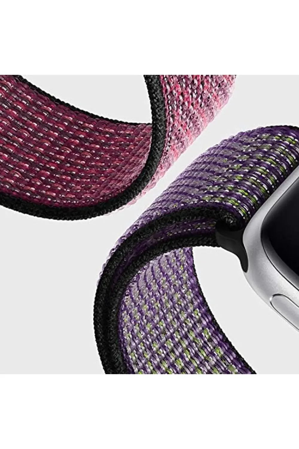 modaflux Series 3 42mm için Kordon Hasırlı Woven Spicy Orange pol