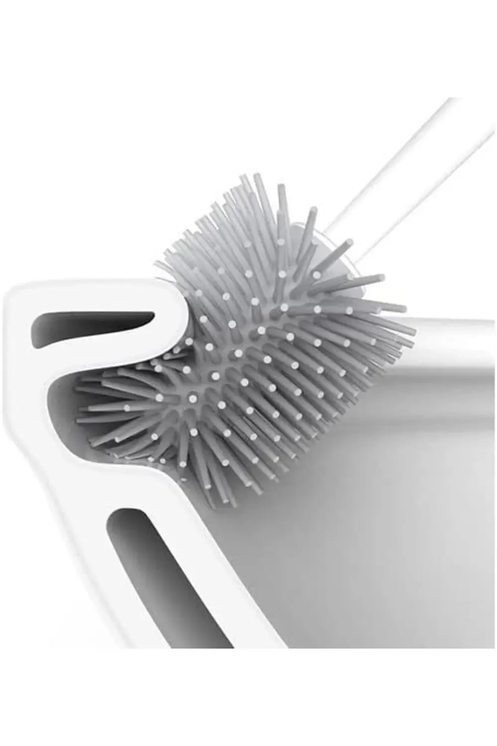 modaflux Silikon Tuvalet Fırçası,Silikon Klozet Wc fırçası,Siliko