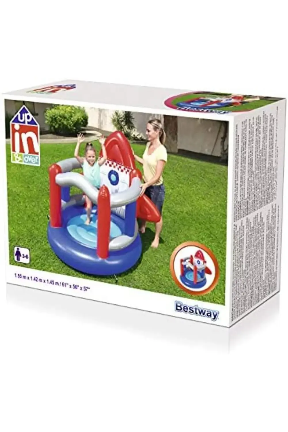 modaflux Şişme Zıplama Top Havuzu 155 x 142 x 145 cm polynova 395