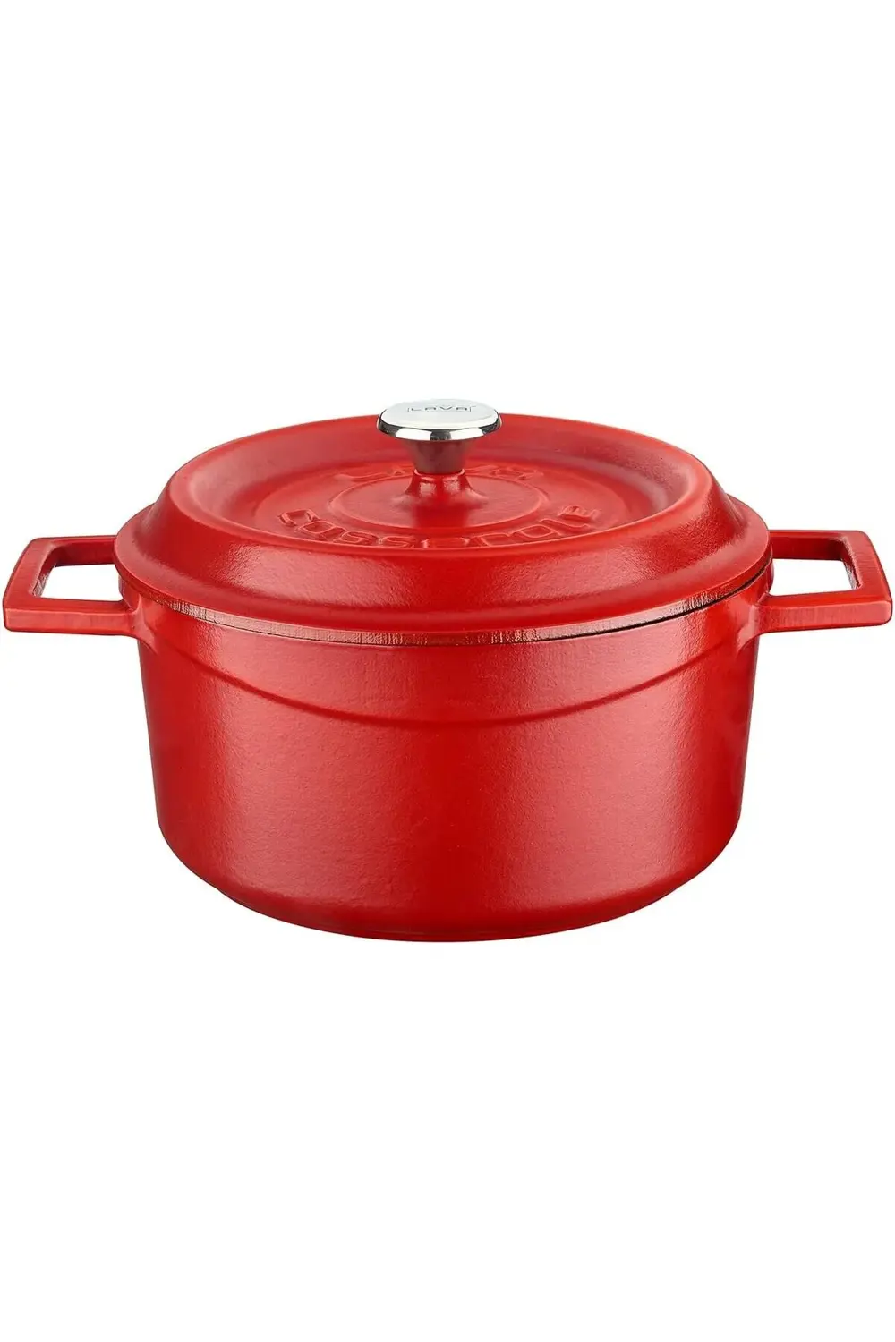 modaflux Spring Serisi - Döküm Tencere, Yuvarlak, 20 cm, Mat, Par