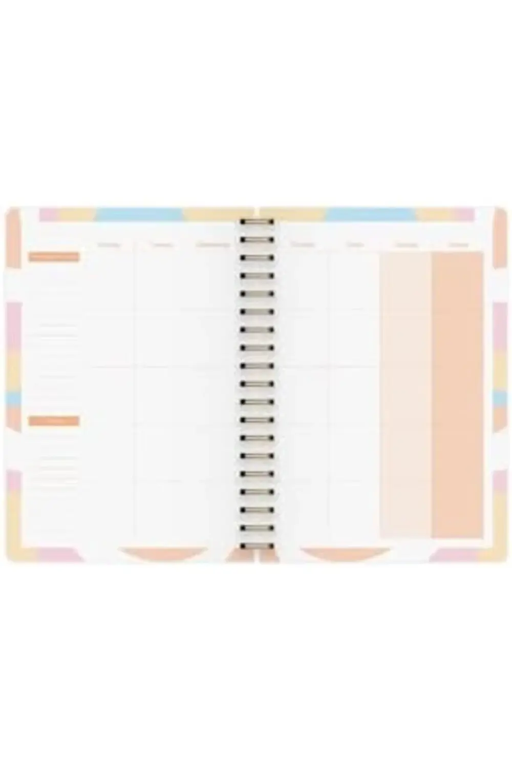 modaflux Süresiz Planlayıcı Spiralli Ajanda Defter 17x24 cm polyn