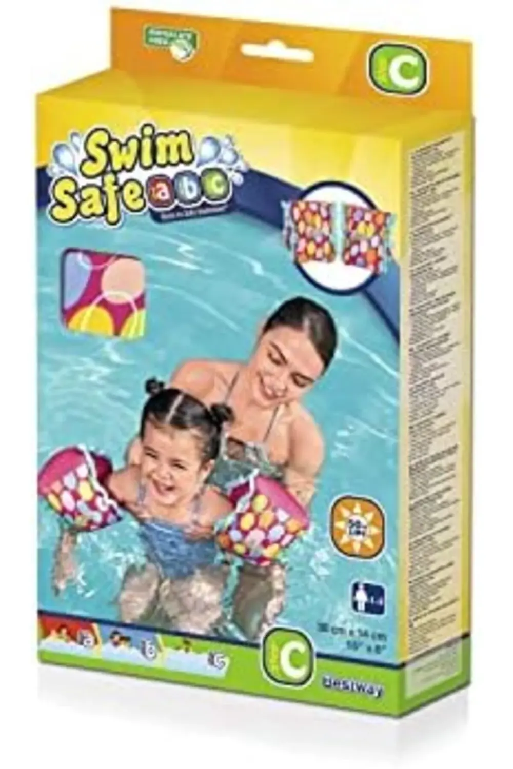 modaflux Swim Safe ABC Kumaş Şişirilebilir Kol Bandı Şamandıralar