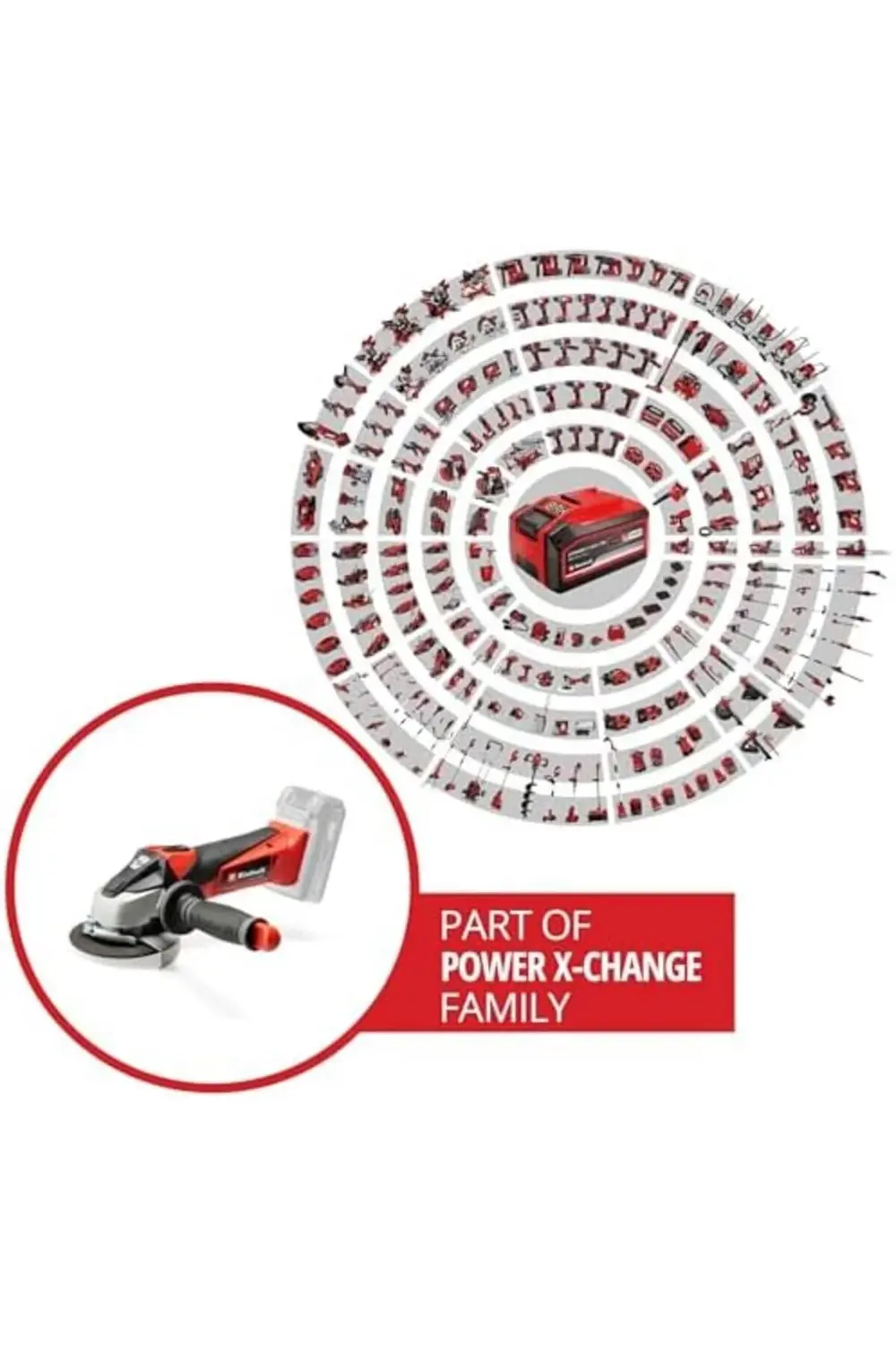 modaflux TE-AG 18/115 Li - Solo, Akülü Avuç Taşlama polynova 3955