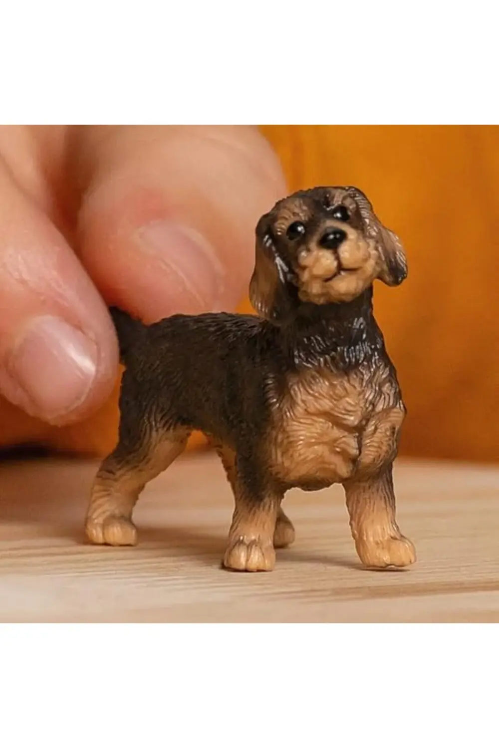 modaflux Tel Tüylü Dachshund, Oyuncak Figür polynova 395519