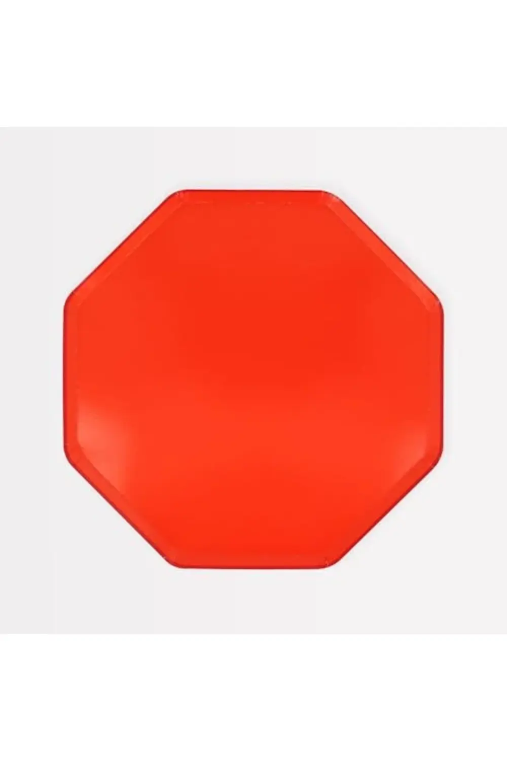 modaflux - Tomato Red Plates - Domates Kırmızısı Tabaklar (M) (x8