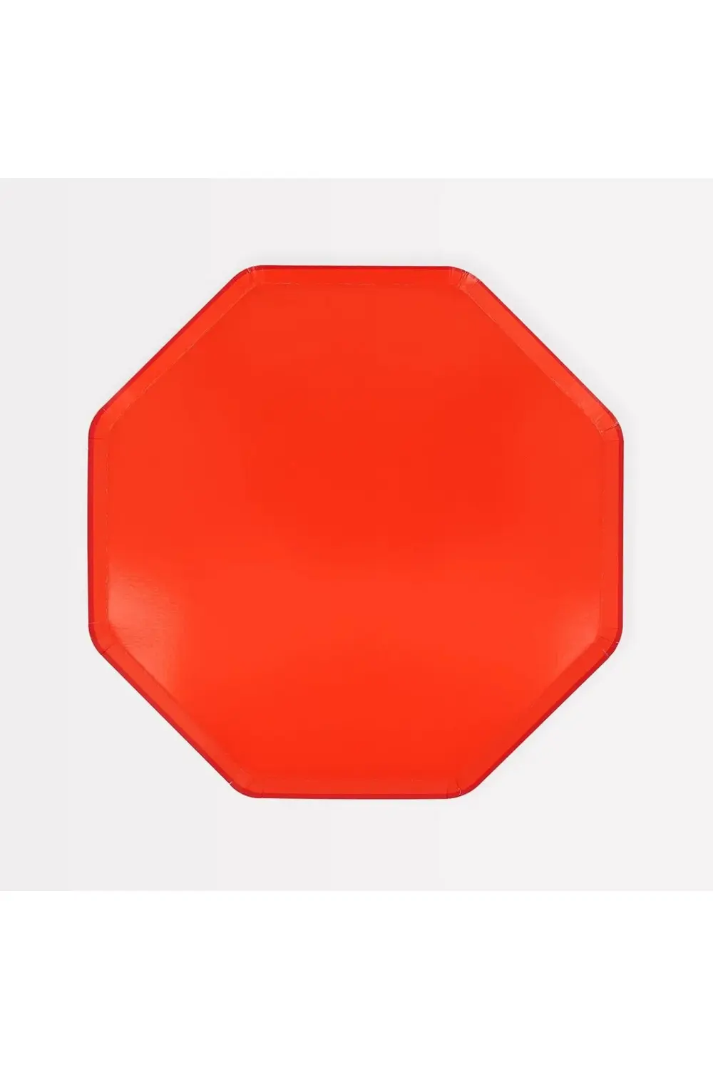 modaflux - Tomato Red Plates - Domates Kırmızısı Tabaklar (M) (x8