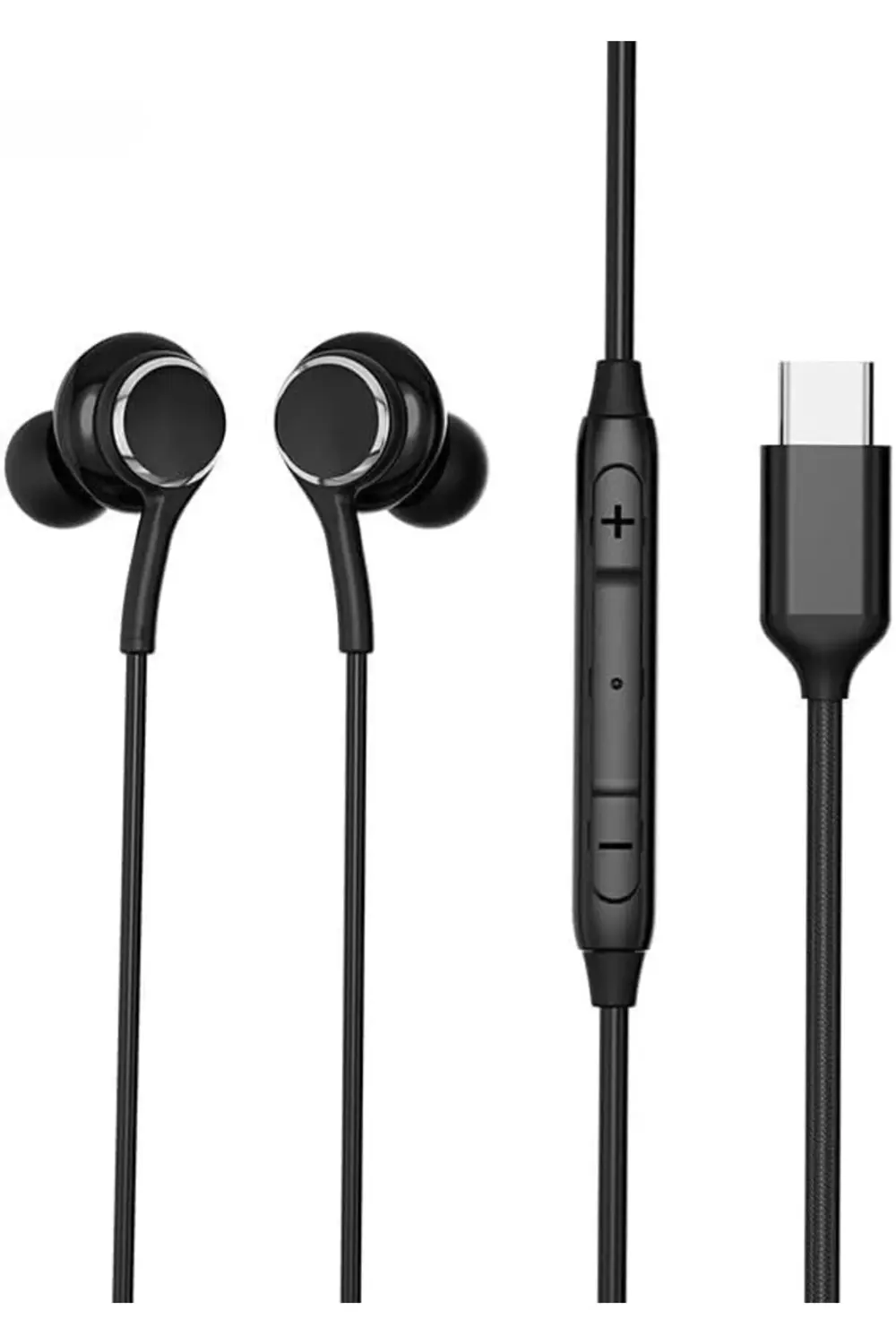 modaflux Type C Kulakiçi Mikrofonlu Kulaklik - Siyah - AZ-E05 pol