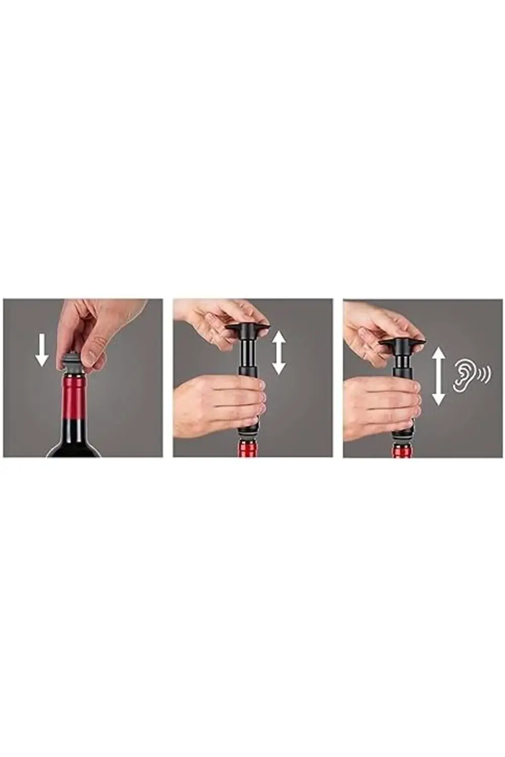 modaflux Vin Tıkaç, Gri, 10 Adet polynova 395519