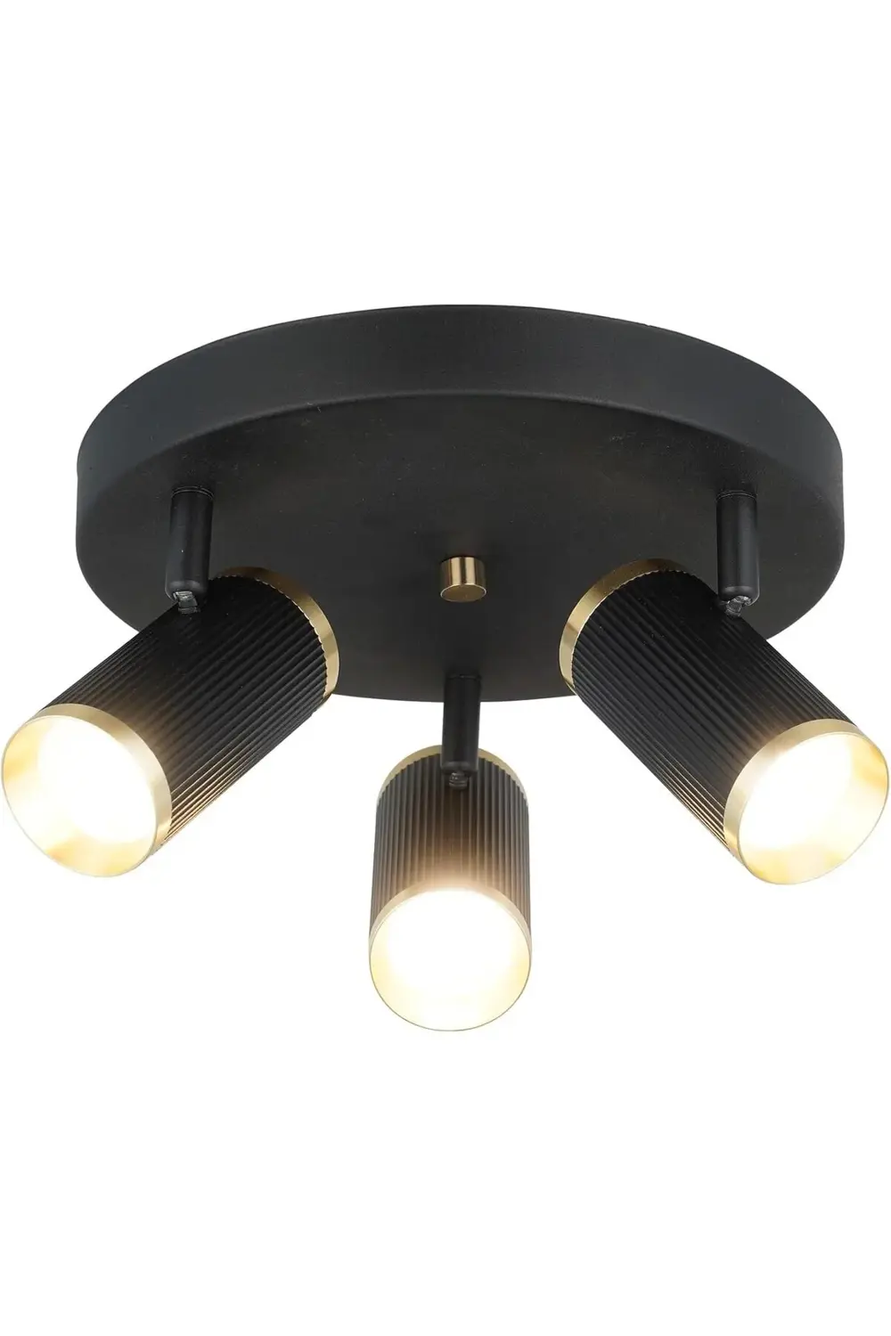 modaflux Vıtale 3 Lu Siyah-Antık Lak Plafonyer 3xgu10 polynova 39