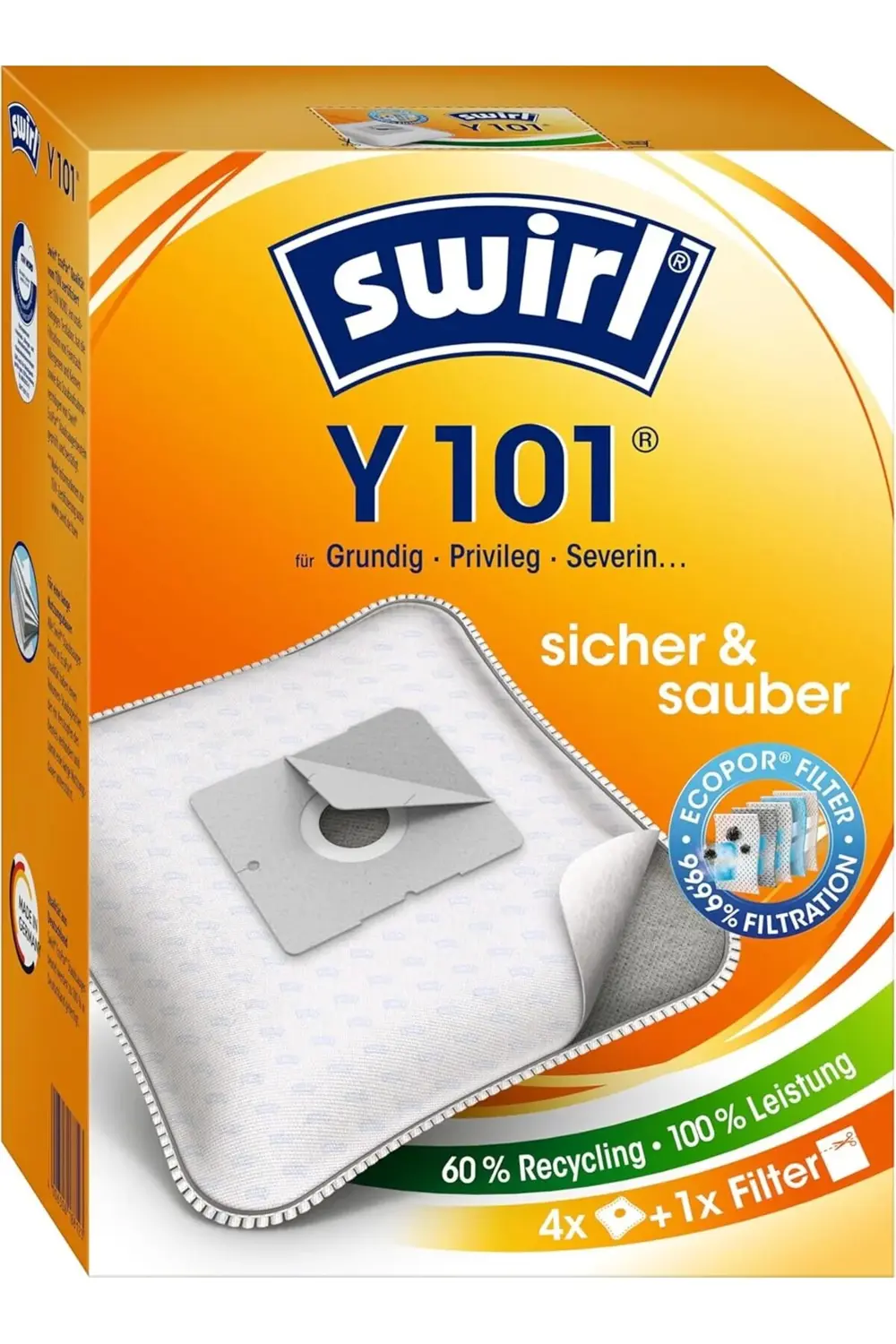 modaflux Y 101 EcoPor,, Privileg ve Severin Elektrikli Süpürgeler