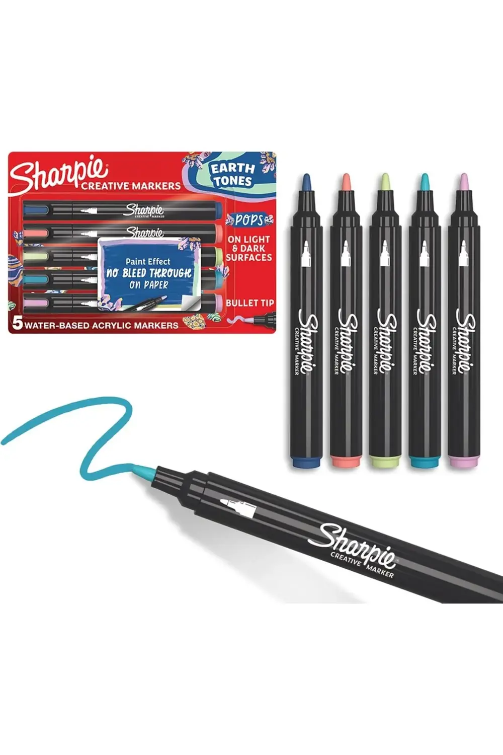 modaflux Yaratıcı Marker Akrilik | Toprak Tonları | Su Bazlı | Ka