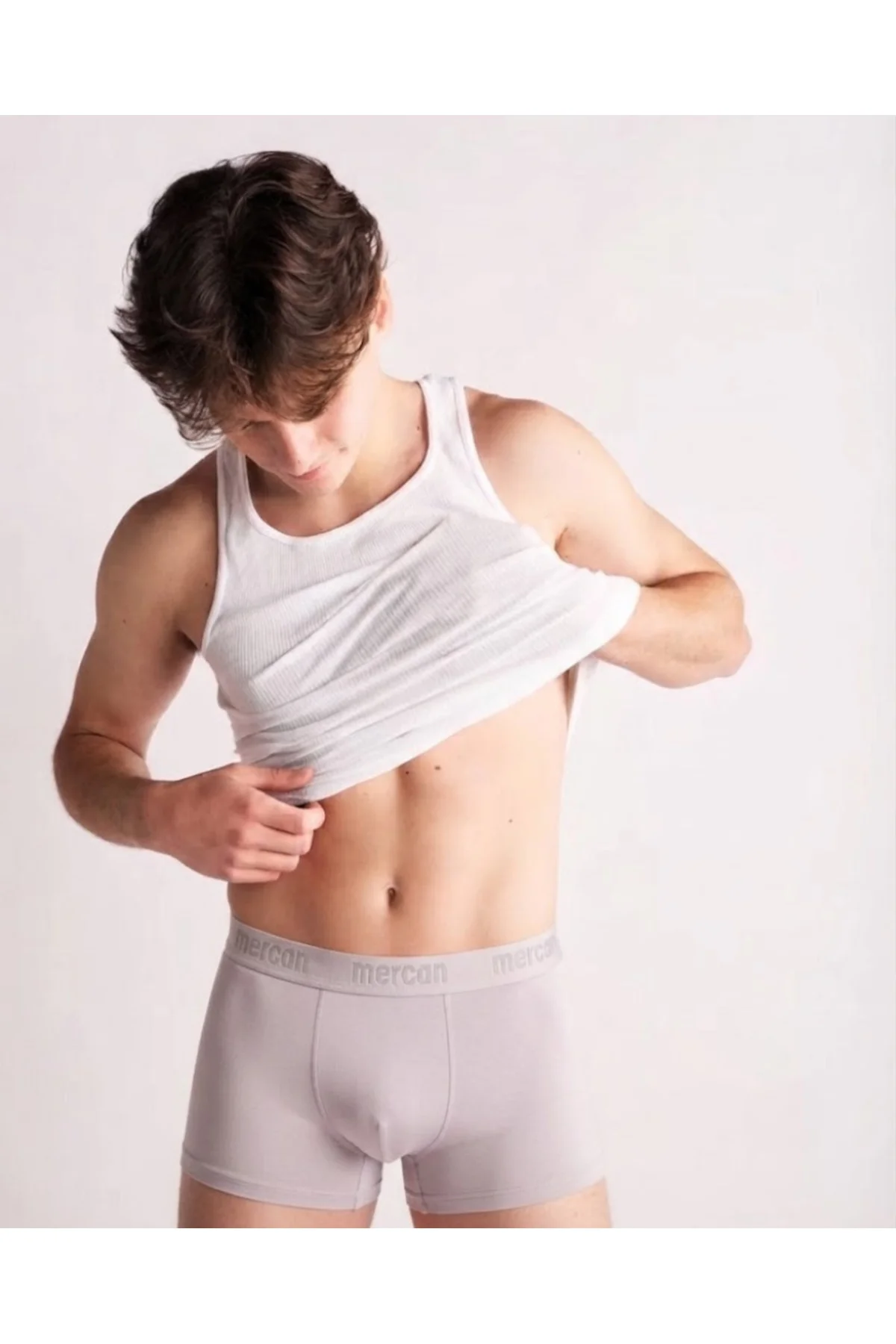 Modal Boxer İnci Grisi Soluk Gül Renkli Rahat Kalıp Modal Touch Modal Boxer İnci Grisi Soluk Gül Renkli Rahat Kalıp Modal Touch