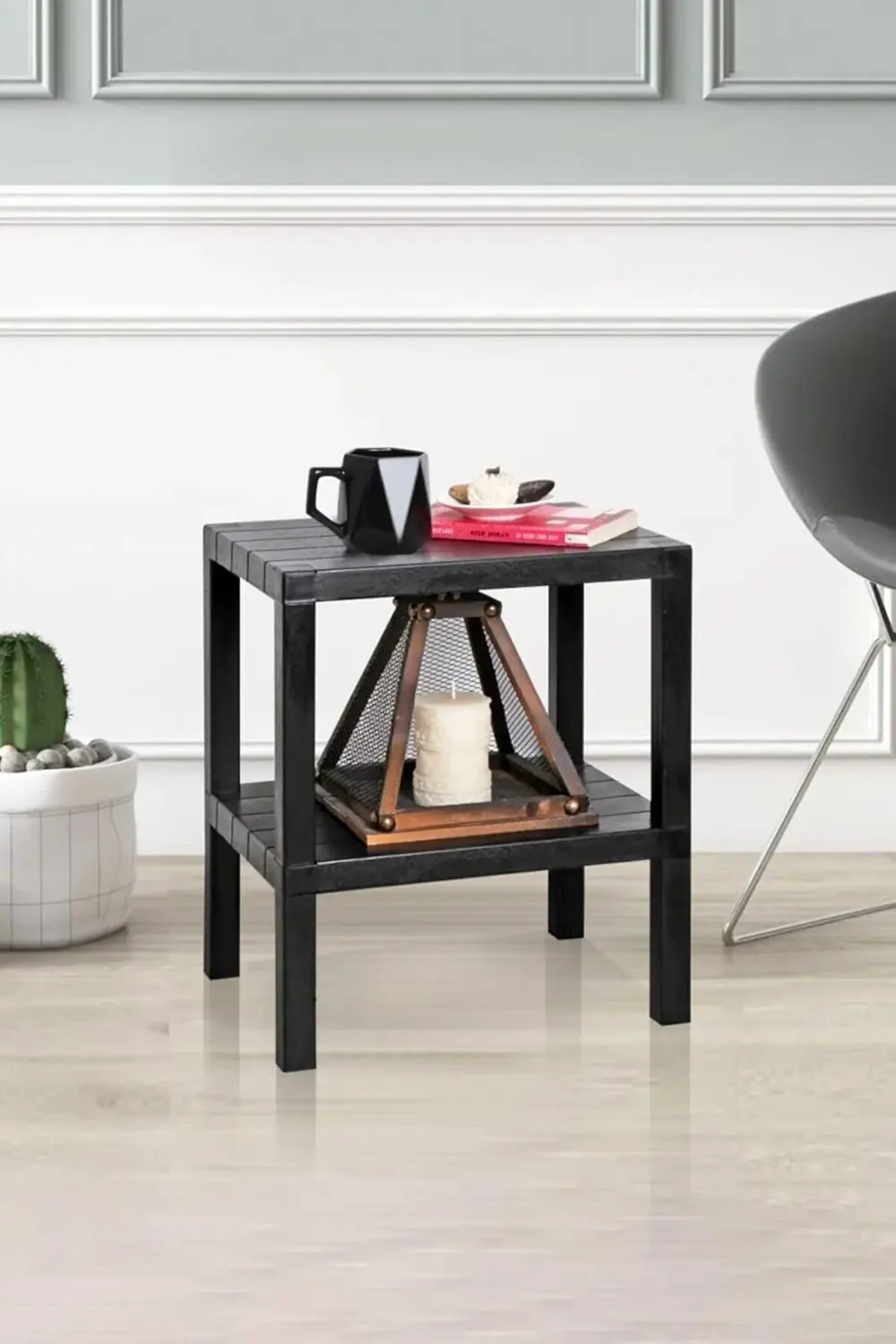 modashine 2 Katlı Çok Amaçlı Düzenleyici Raf Ünitesi – Plastik Ki