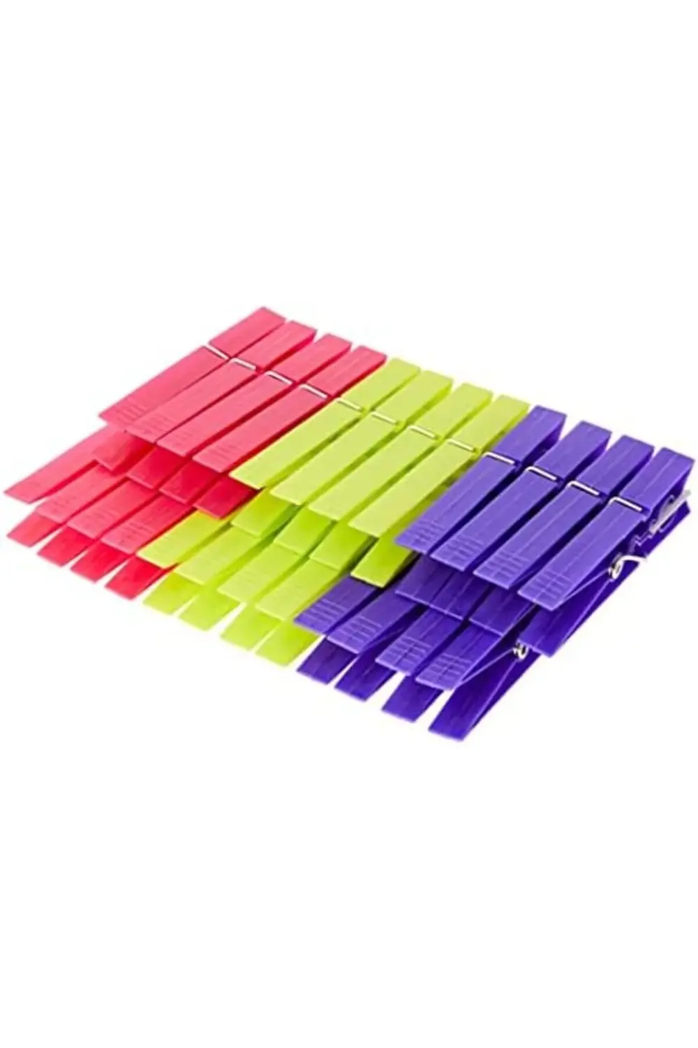 modashine 24'lü Plastik Çamaşır Mandalı Paketi, Tekli, Standart p