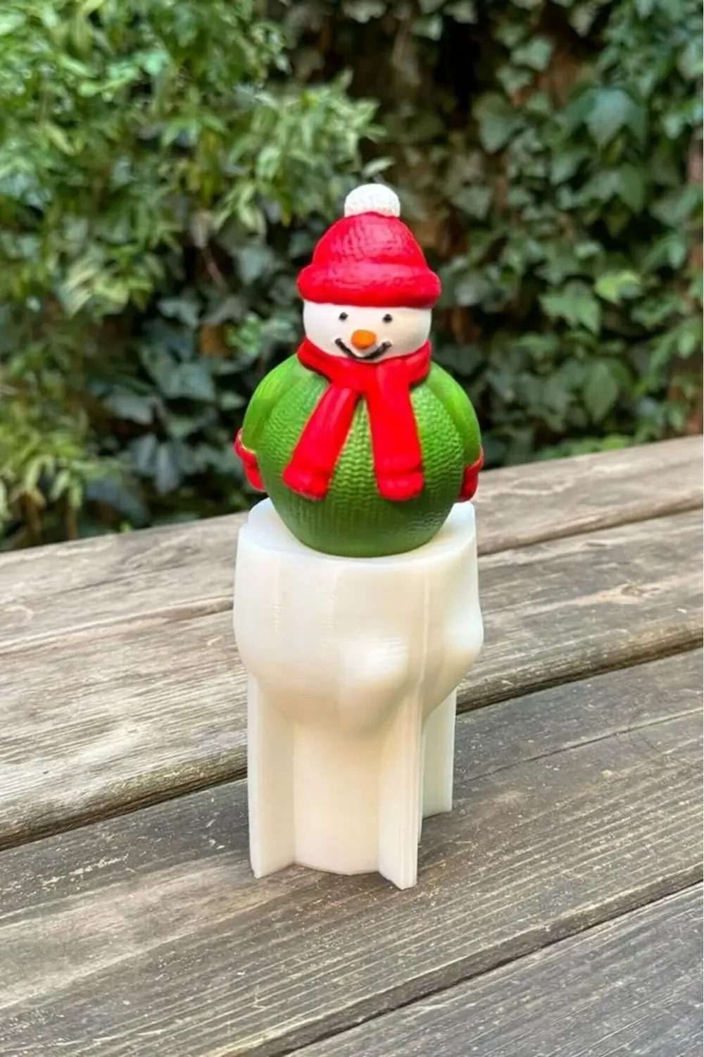 modashine 3D Christmas Kardan Adam Silikon Mum Kalıbı polymix 117