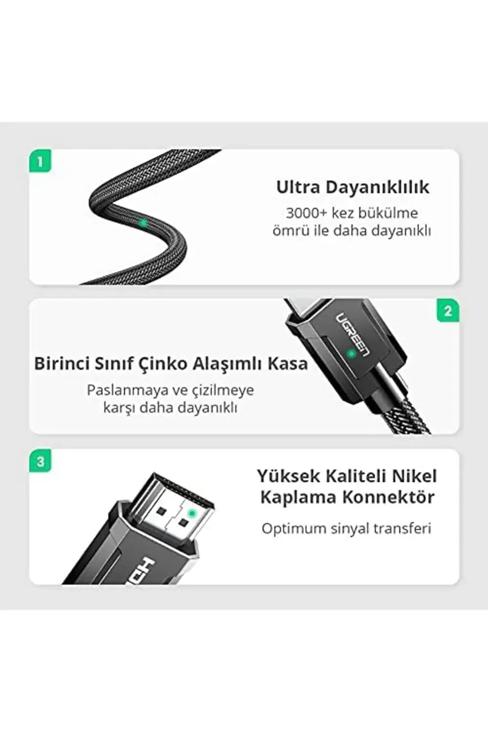 modashine 8K HDMI 2.1 Kablo 1.5 Metre polymix 1171935