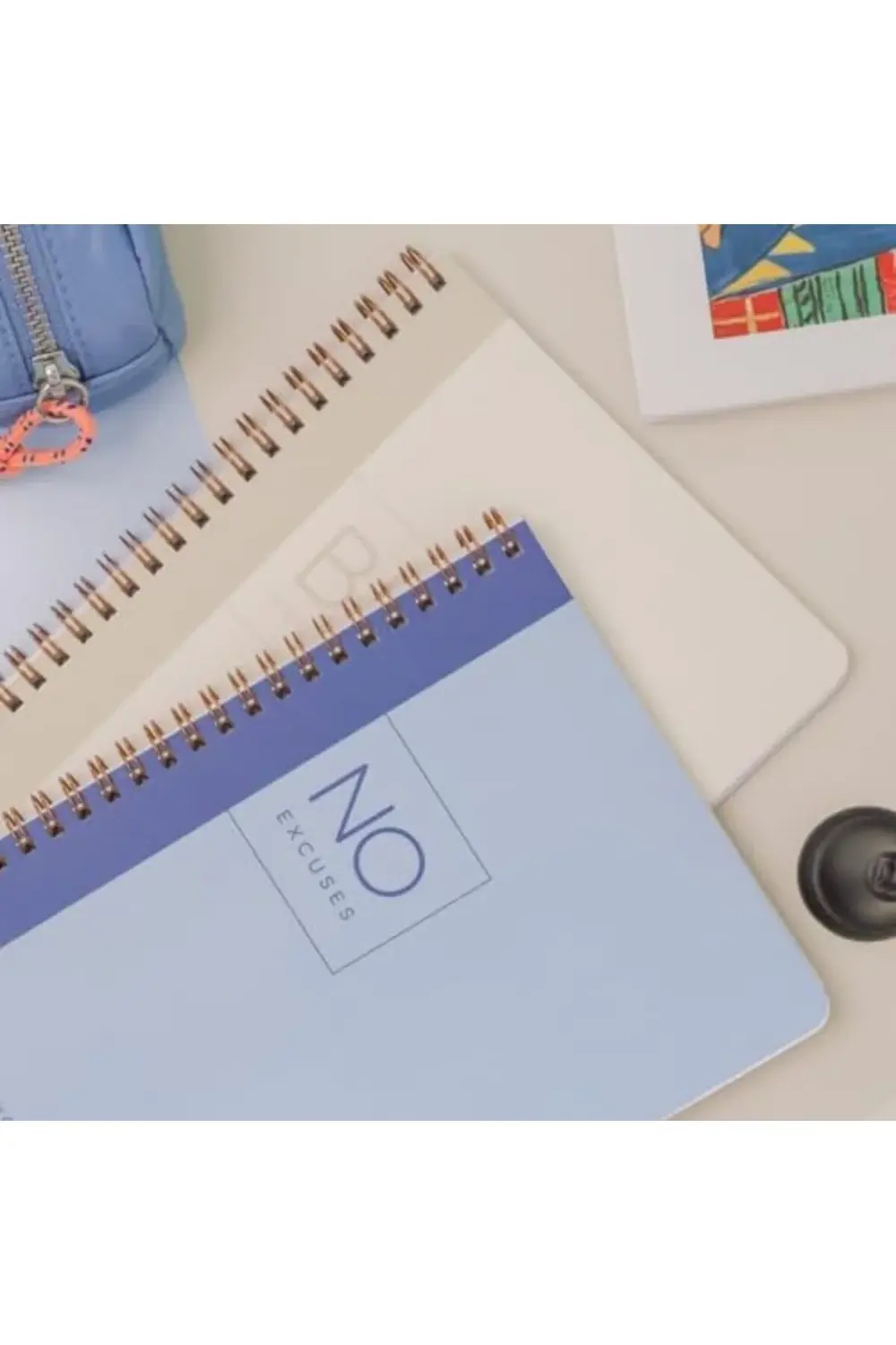 modashine A5 Spiralli Karton Kapak Kareli Okul Defteri 80 yaprak