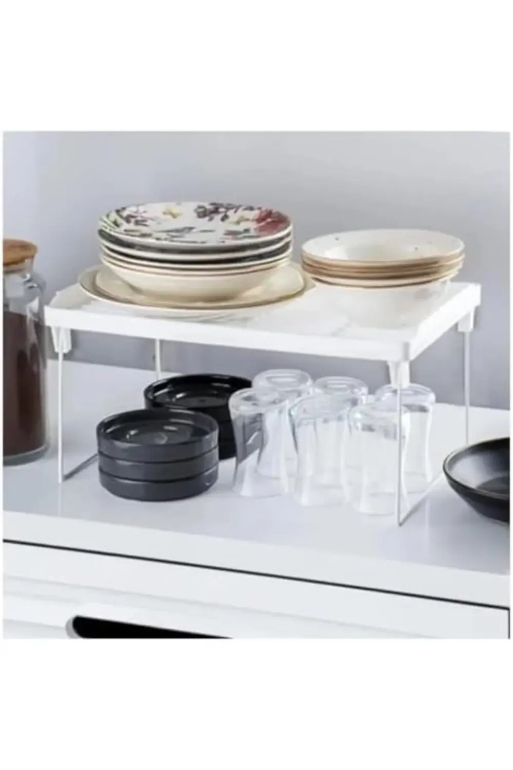 modashine Ayaklı Kare Mutfak Organizer Raf - Delikli Tasarım, Çok