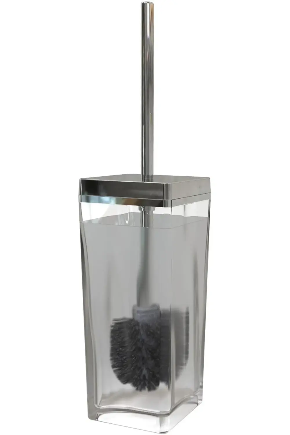 modashine Biga Wc Fırça Şeffaf-Krom polymix 1171935