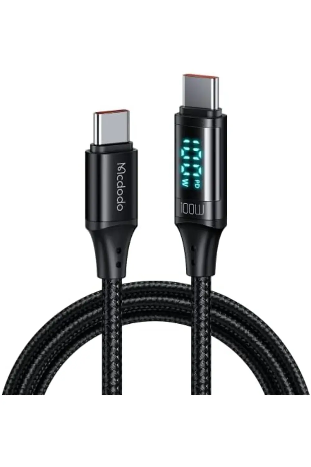 modashine CA-1100 100W Type-C To Type-C Dijital Ekran Sarj Kablos