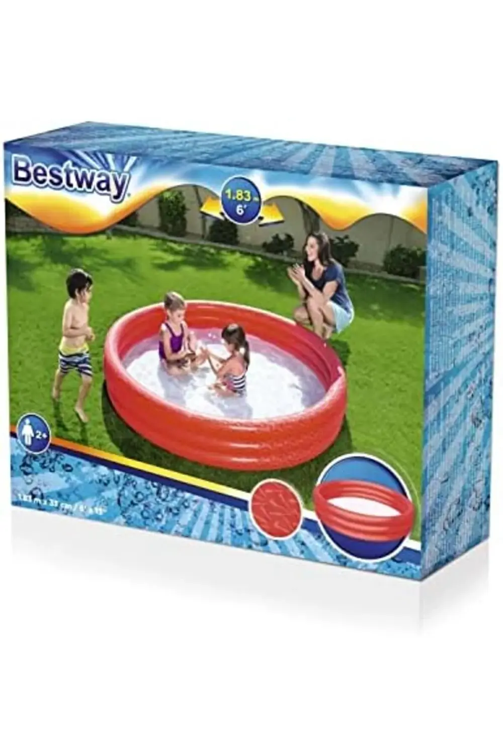 modashine çocuk havuzu, çap 183 x 33 cm, çeşitli polymix 1171935