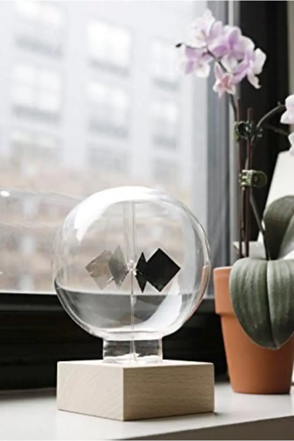 modashine Deko, ahşap, cam, şeffaf, 11,8 x 11.2 X 15,9 cm polymix