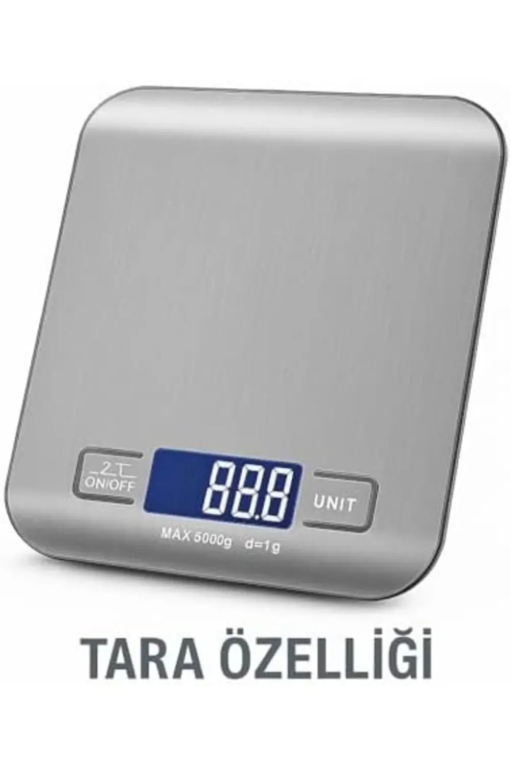 modashine Dijital Mutfak Terazisi – 5000 g / 1 g Hassasiyetli Pas
