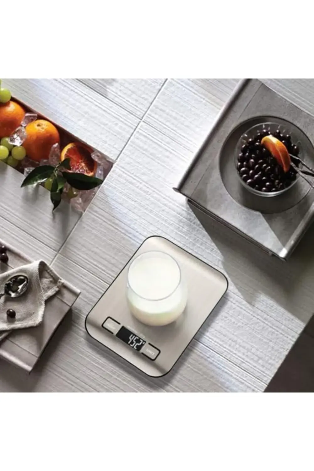 modashine Dijital Mutfak Terazisi – 5000 g / 1 g Hassasiyetli Pas