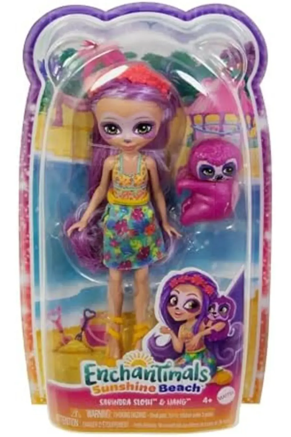 modashine Enchantimals Tembel Hayvan Sabindra ve, Oyuncak polymix