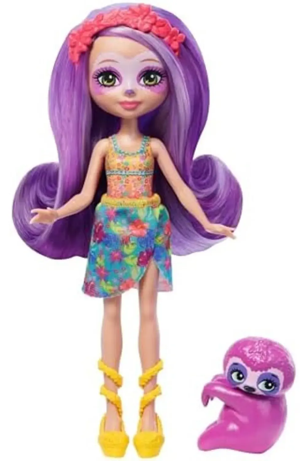 modashine Enchantimals Tembel Hayvan Sabindra ve, Oyuncak polymix