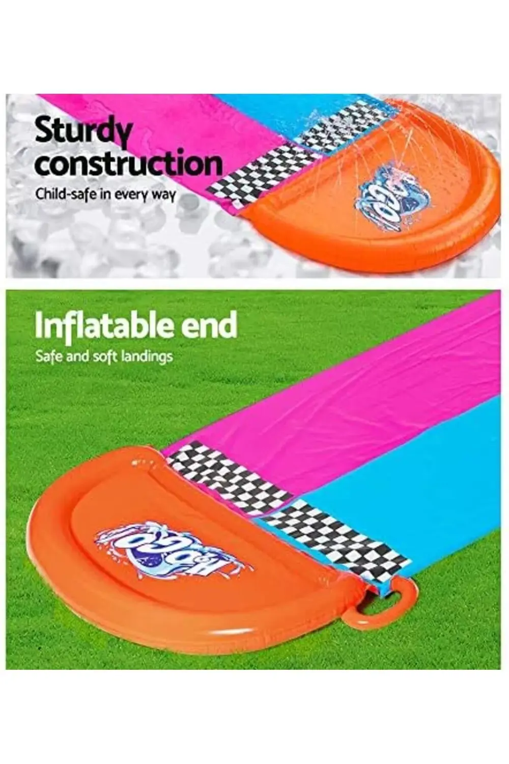 modashine H2OGO! Llama Rama Çift Yarış Su Kaydırağı 4,88 m polymi