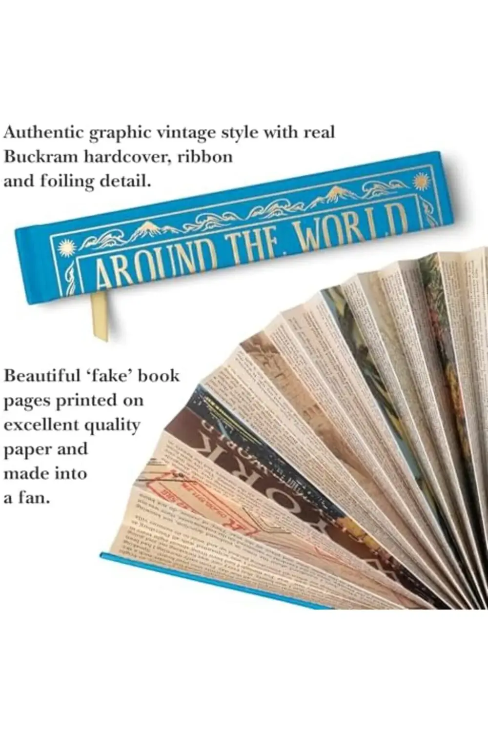 modashine IF Kitap Şeklinde Yelpaze The World polymix 1171935