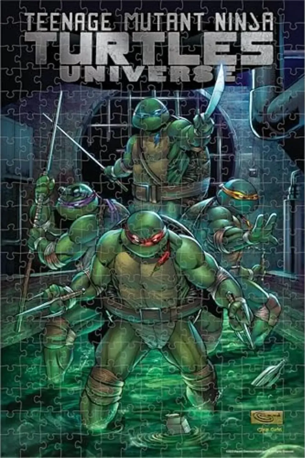 modashine Kaplumbağalar 300 Parça Puzzle 35642 Metal Kutu polymix