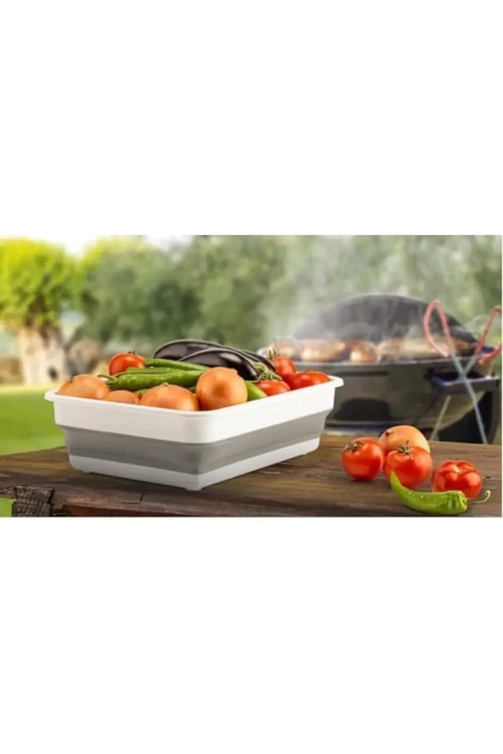 modashine Katlanabilir Dikdörtgen Bulaşık Sepeti, 4 Litre Çok Ama