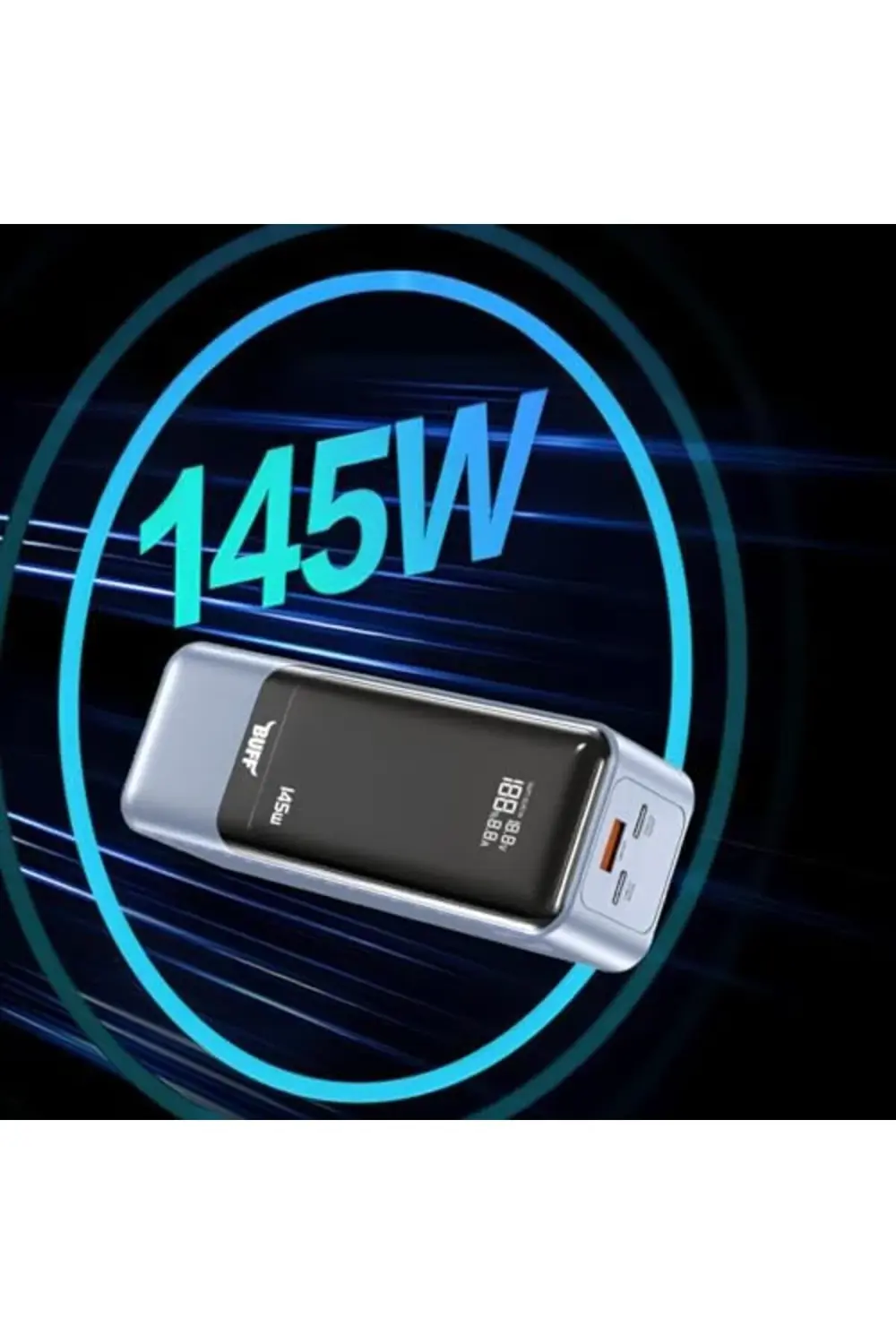 modashine LABS BP16 145W Dijital Ekranlı 27000 mAh Powerbank, Lap