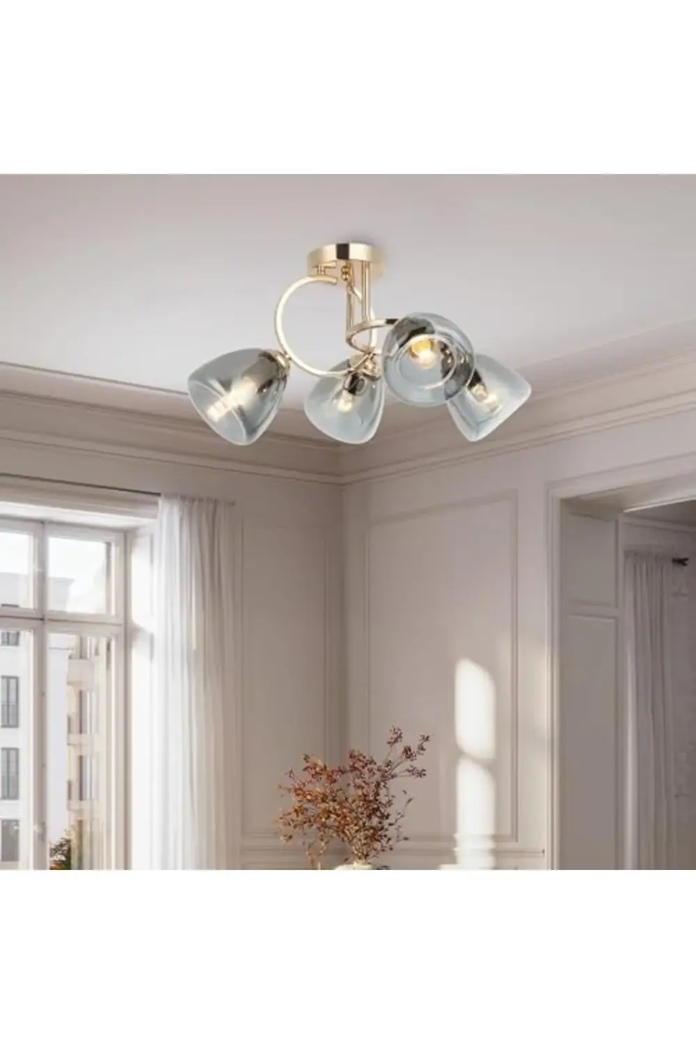 modashine MASTAR 4'LÜ ALTIN PLAFONYER 4XE27 polymix 1171935