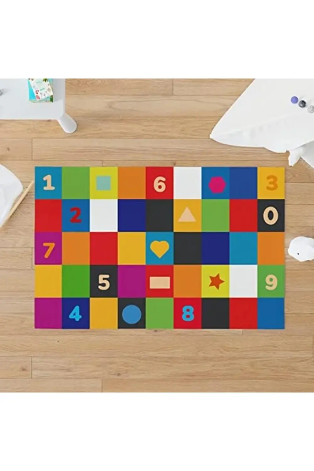 modashine Okul Öncesi Öğretici Oyun Matı - Bebek Oyun Halısı poly