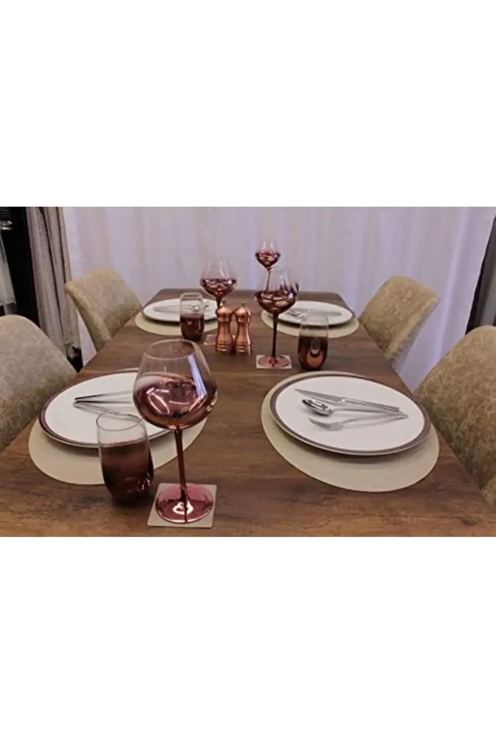 modashine Oval Yat Deri Laser Kesim Servis 2 adet 35x45 cm modavi