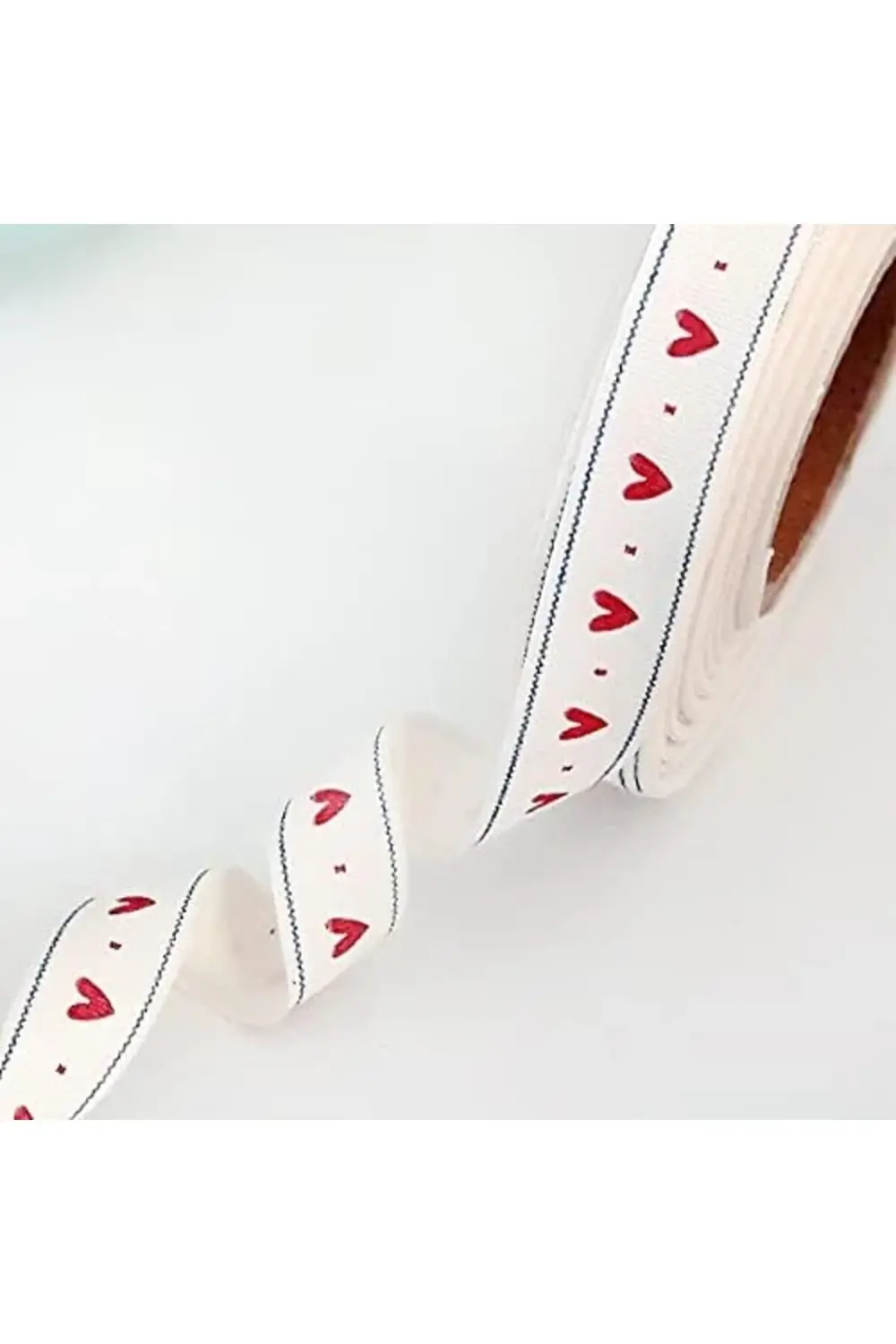 modashine Pamuk şerit, kalp, 1.5 cm 5 metre polymix 1171935