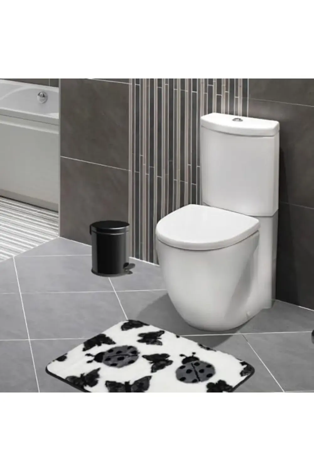 modashine Pedallı Çöp Kovası Siyah 5 LT (NV1002RS) polymix 117193