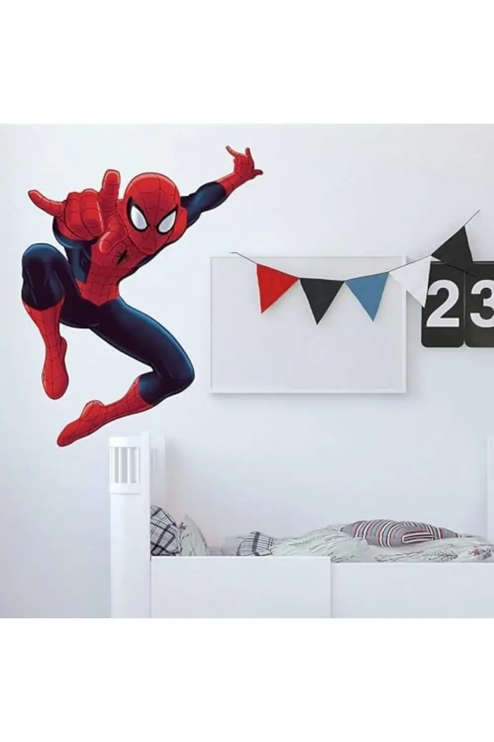 modashine RMK4831GM Spider-Man Peel and Stick Duvar Çıkartmaları,