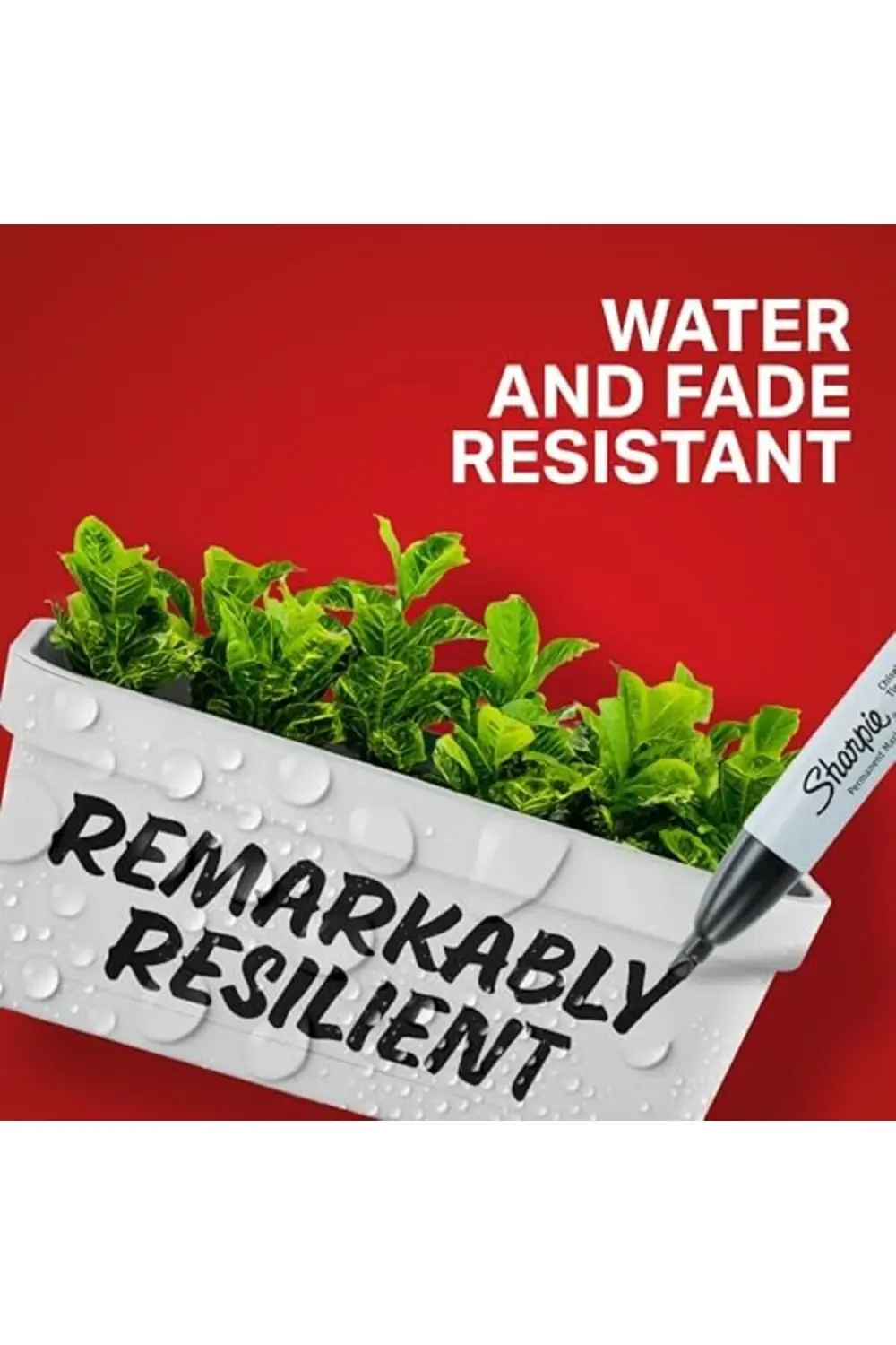 modashine Sharpie Kalıcı Marker Chisel Kesik Uç Siyah 2'li Bls po