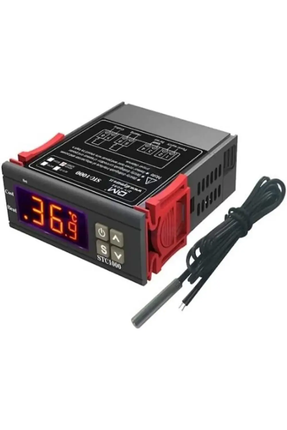 modashine STC-1000 AC 110-220V 10A LCD Ekranlı Dijital Termostat