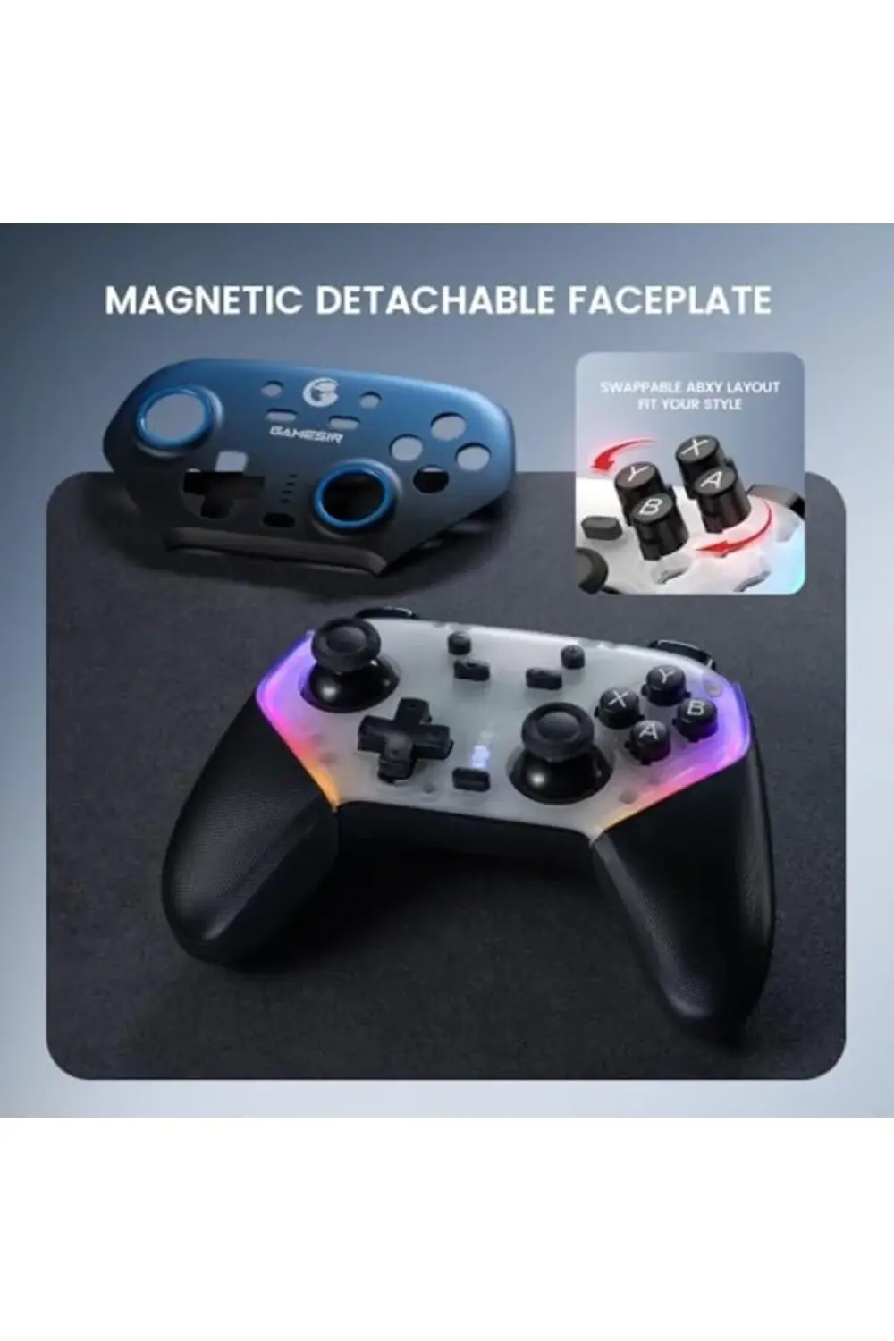 modashine Super Gaming Controller for PC/Switch/iOS/, Hall Effect