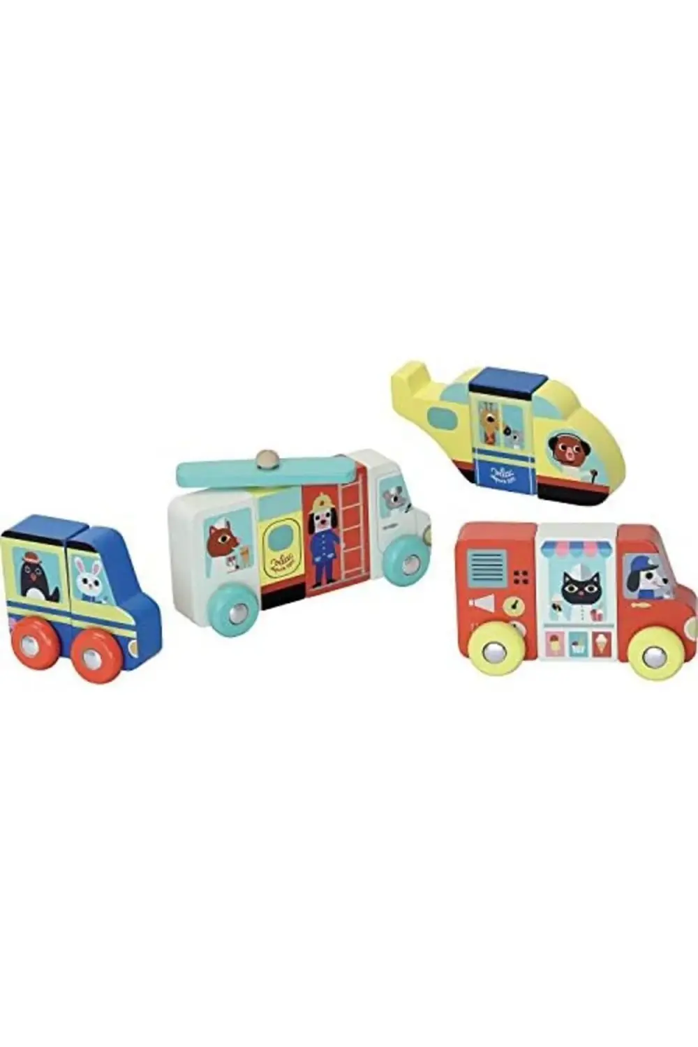 modashine Vilac Mıknatıslı Araçlar Meslekler polymix 1171935