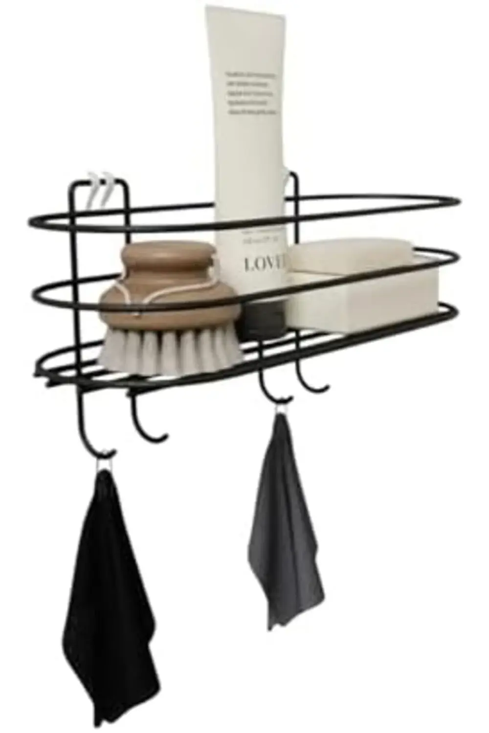 modashine Yapışkanlı Banyo Mutfak Düzenleyici Oval Düz Banyo Havl