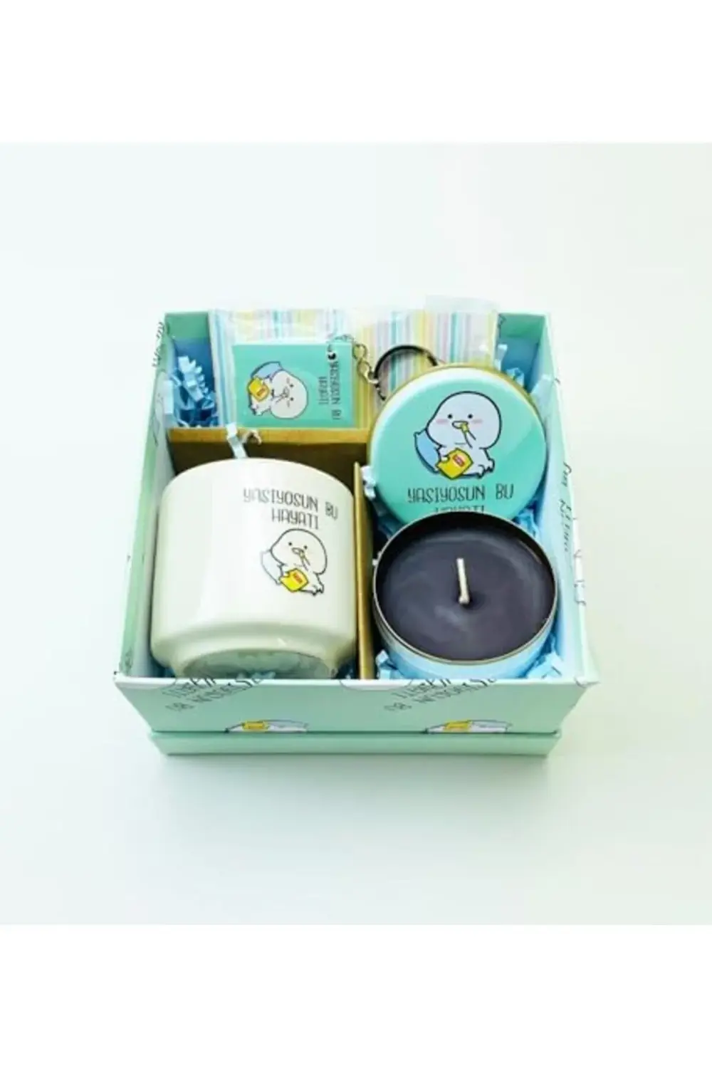 modashine Yaşıyosun Bu Hayatı Tasarımlı Kutulu Hediye Seti polymi