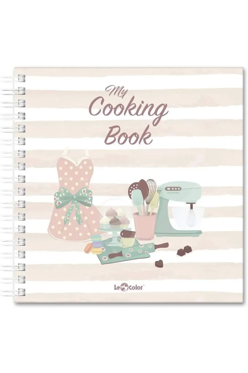 modashine Yemek Tarif Defteri Spiralli Renkli Ayraçlı polymix 117